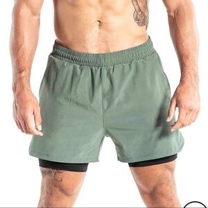 Virus mens 2N1 SHORTS
